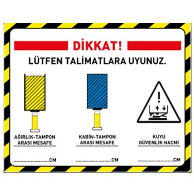Asansör Etiketi 1