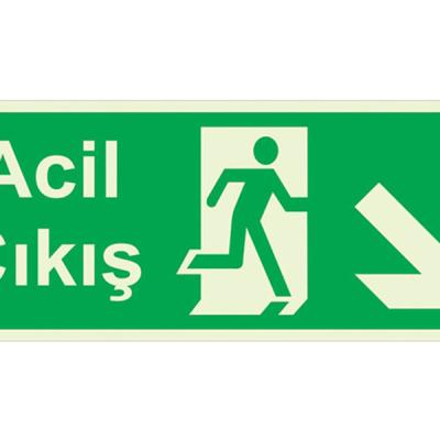 Acil Çıkış Etiketi